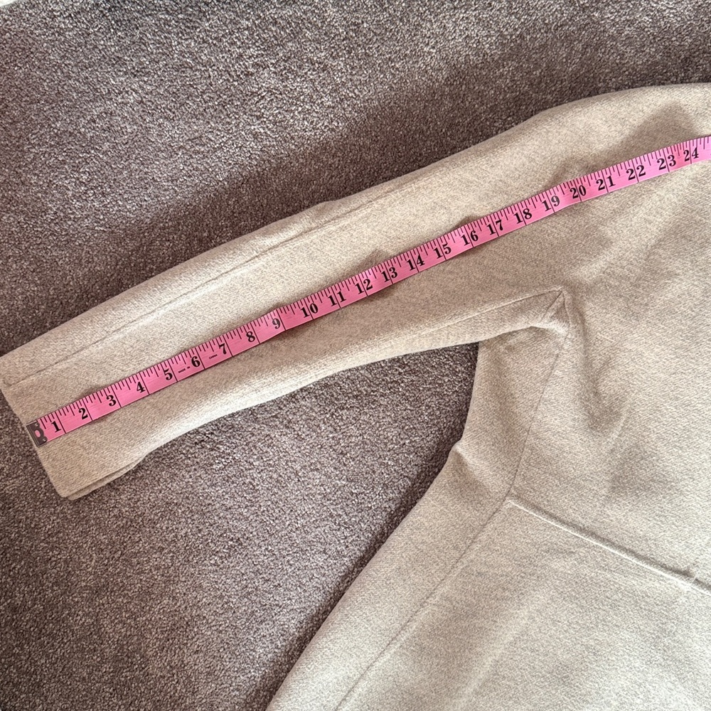 St. John Tan Blazer Tailored Professional Suit Jacket - Picture 13 of 14